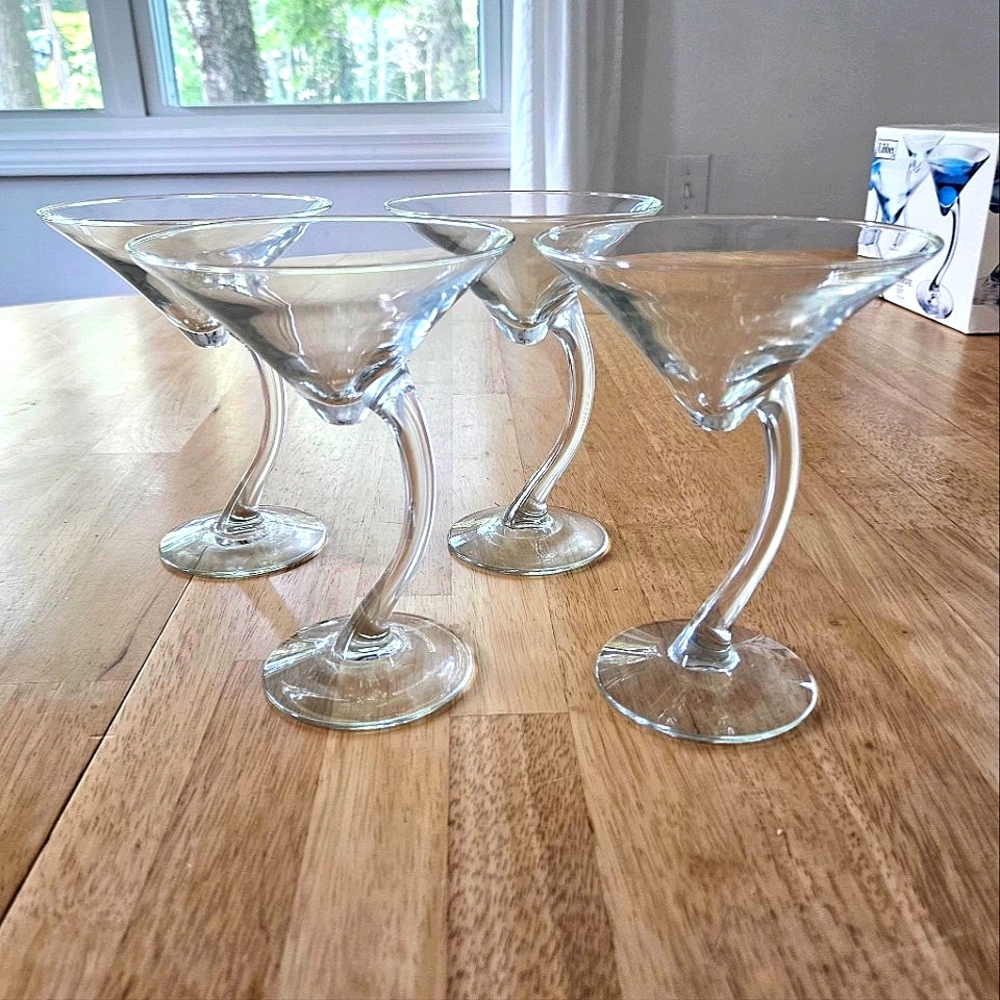 Vintage NIB Four Libbey Cocktail Glasses